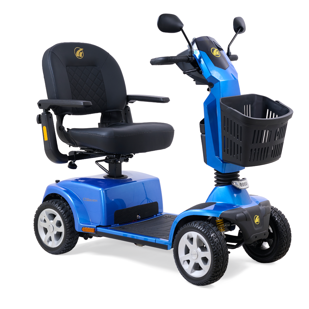 Golden Technologies GC440 Companion 4-Wheel Luxury Full Size Scooters - Blue